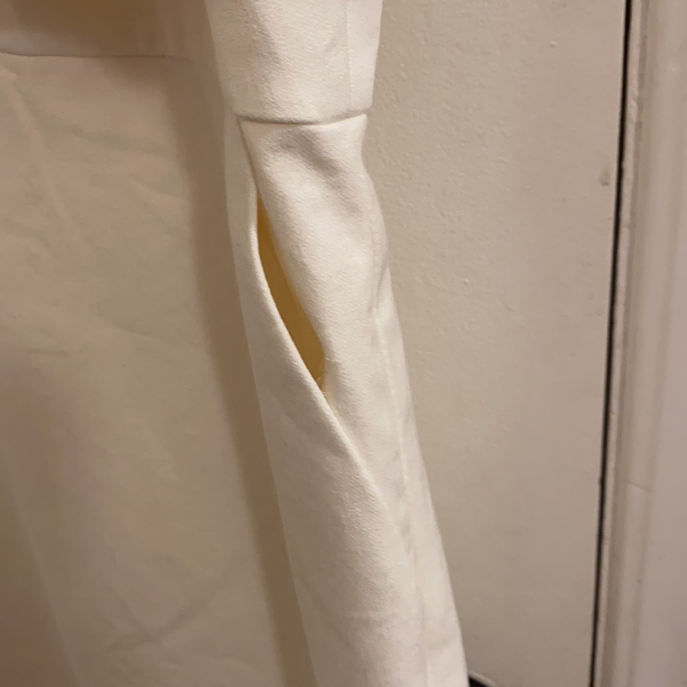 J. Crew Cream Sleeveless Layered Sheath Dress - Picture 4 of 8